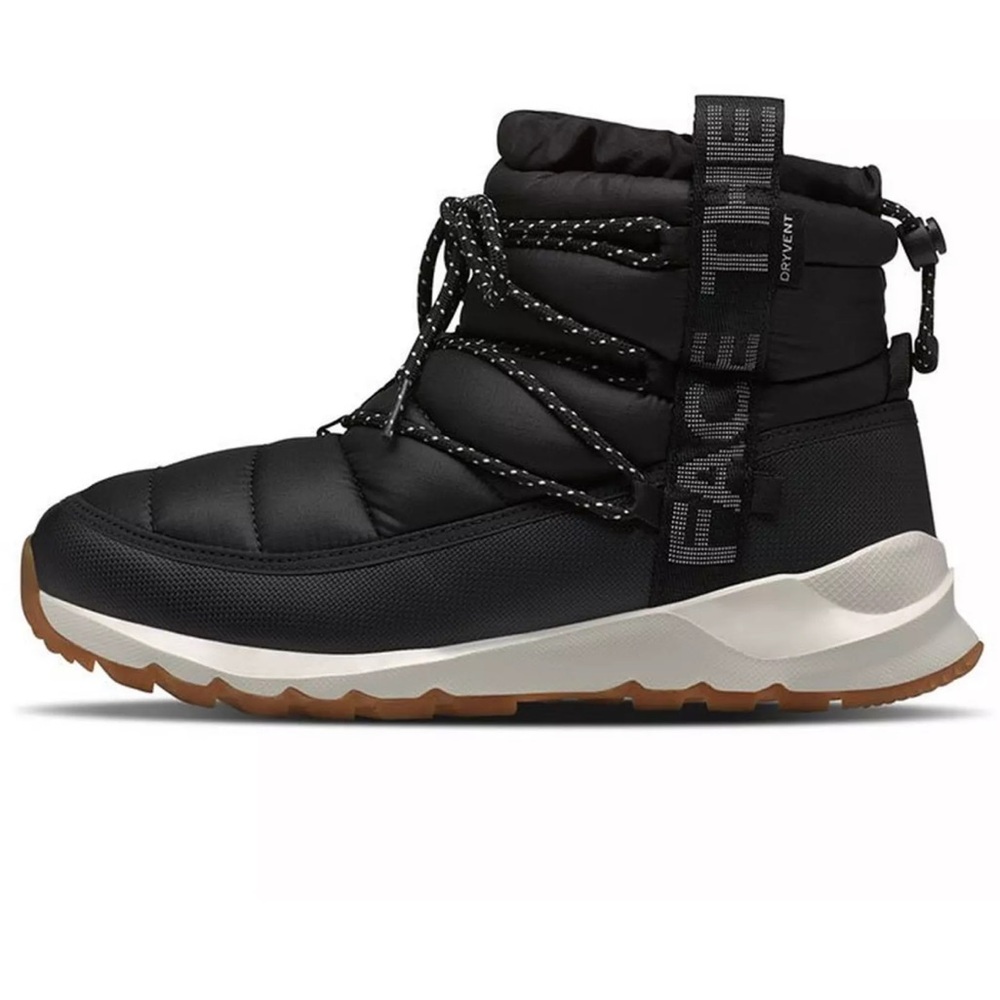 The North Face Thermoball Lace Up Winter Boots with White Sole Size 6